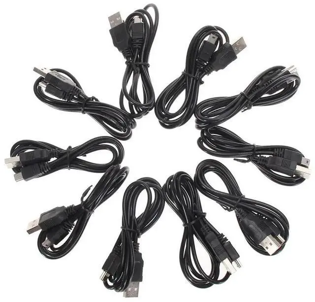 Main image of 10PCS USB Charger Cable Cord 1M Power Cable Fast Charging USB Cable Fast Charging Cord for PS3 Controller Accessories