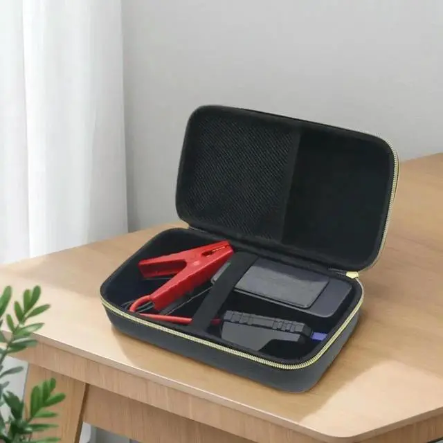 Alt view image 3 of 3 - Emergency Starting Power Bag Wear Resist Car Jump Power Storage Case Large Capacity Hard Power Bank Box for Car Booster