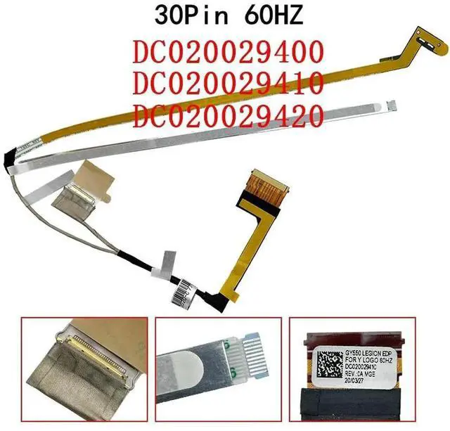 Main image of Line For Legion Y7000 R7000 Y550-15 Y7000P R7000P 2020 60HZ DC020029400 DC020029410 Laptop LED LCD LVDS Video Cable