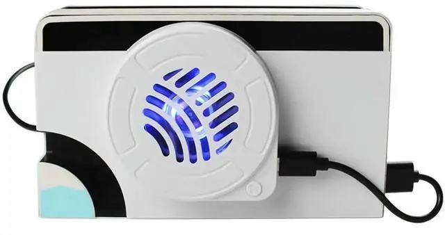 Main image of LED Cooling Fan with Light Charger Dock Dock Cooling Fan Docking Station Radiator for Nintendo Switch OLED Accessories