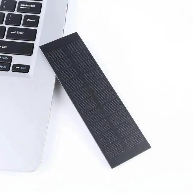 Alt view image 4 of 4 - 1W 5V Solar Panel Small Power Emergency Panels Waterproof Solar Plate Solar Charging Panel for Camping Hiking Backpacking