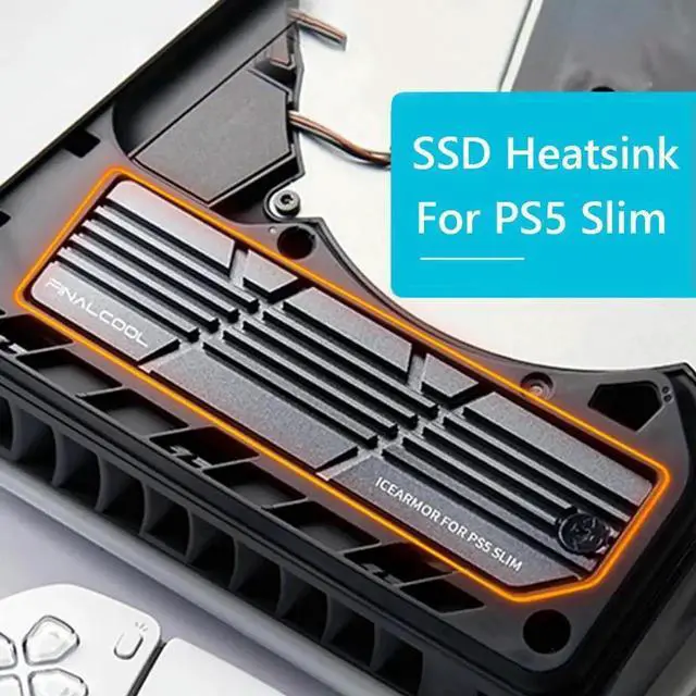 Alt view image 3 of 4 - For Slim SSD Heatsink withSilicone Pads Heat Sink Radiator SSD Cooling Mounting Kit for 2280 M.2 NVMe SSD