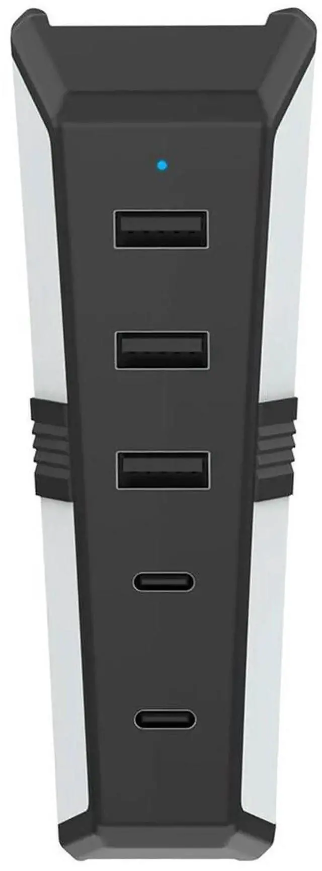 Main image of 5 Ports USB Hub with 3x USB 2.0 1x USB Type-C 1x Type-C 3.1 USB Extender for 5 Pro Console Disc &