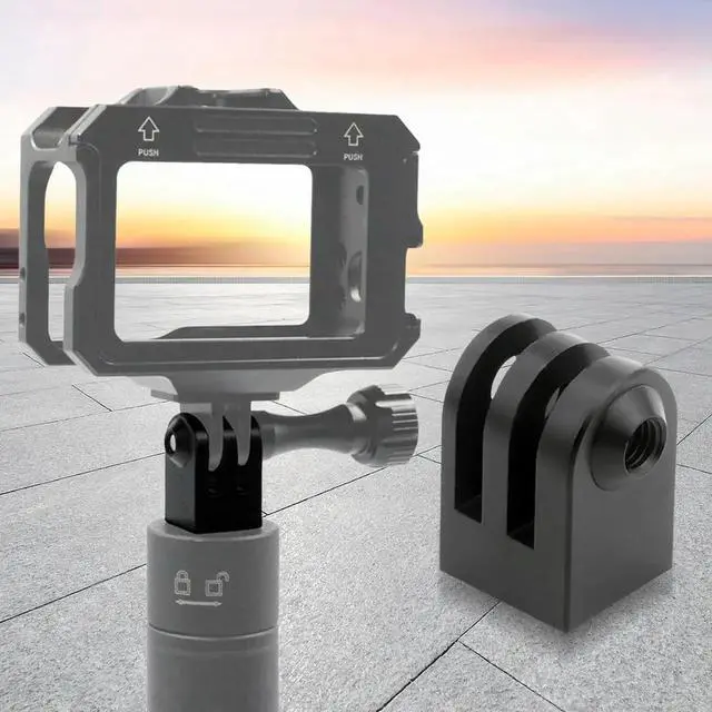 Alt view image 2 of 4 - 5 Pcs Aluminum Alloy 1/4 Screw Mini Tripod Adapter Camera Tripod Mount Adapter for GoPro Hero Osmo Action Camera Accessories