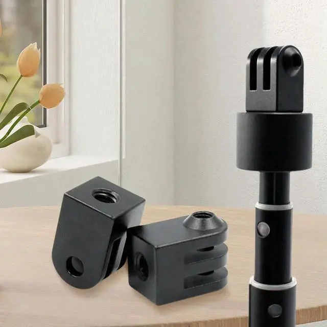 Alt view image 3 of 4 - 5 Pcs Aluminum Alloy 1/4 Screw Mini Tripod Adapter Camera Tripod Mount Adapter for GoPro Hero Osmo Action Camera Accessories