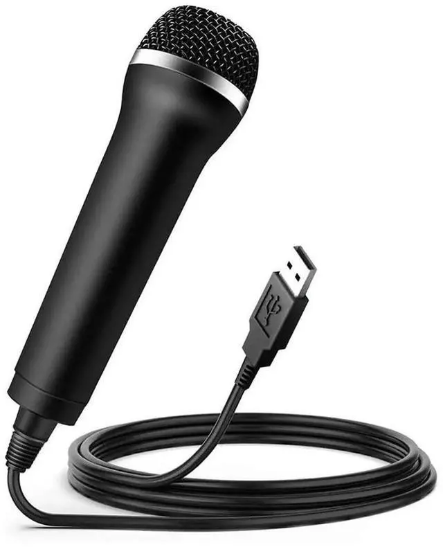 Alt view image 2 of 4 - USB Wired Microphone Karaoke Mic for Nintendo Switch Wii Xbox PC Computer Condenser Recording Microfone Ultra-wide