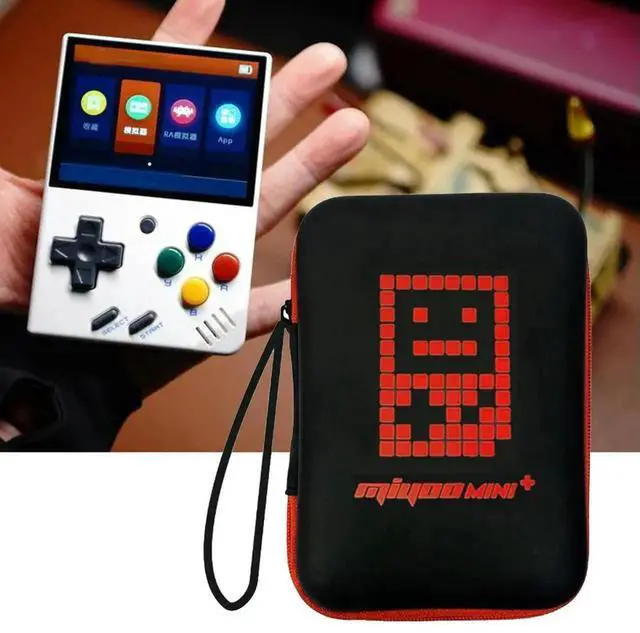 Alt view image 3 of 3 - EVA Carrying Case Waterproof Multifunctional Travel Carry Bags Wear-resistant Shockproof for Miyoo Mini Plus for ANBERNIC RG35XX