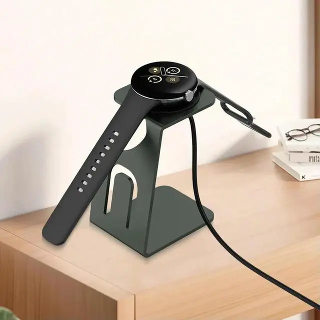 Alt view image 4 of 4 - Charging Stand l Dock Anti-Slip Holder for Google Pixel Watch 3 41mm 45mm for Google Pixel Watch 2/Fitbit Ace LTE