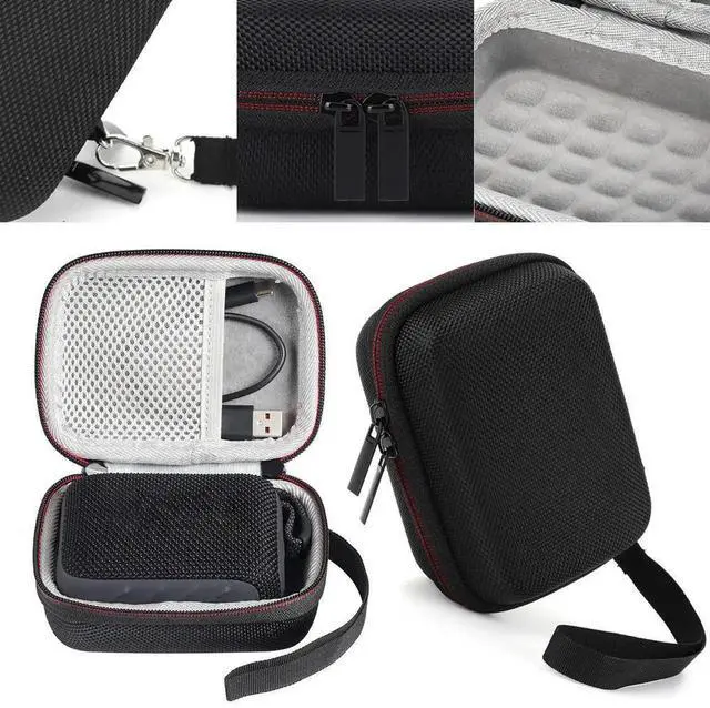Alt view image 2 of 3 - EVA Protective Case Waterproof Outdoor Travel Carrying Case Hard Shell Storage Bag for JBL Go 4 Bluetooth-Compatible Speaker