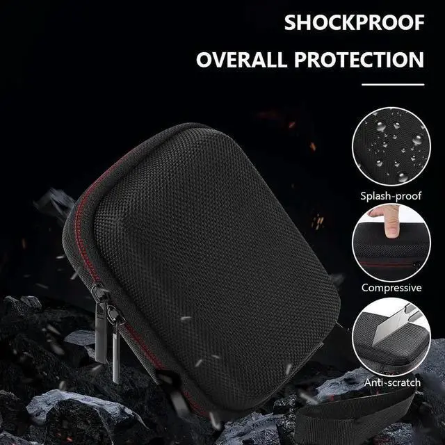 Alt view image 3 of 3 - EVA Protective Case Waterproof Outdoor Travel Carrying Case Hard Shell Storage Bag for JBL Go 4 Bluetooth-Compatible Speaker
