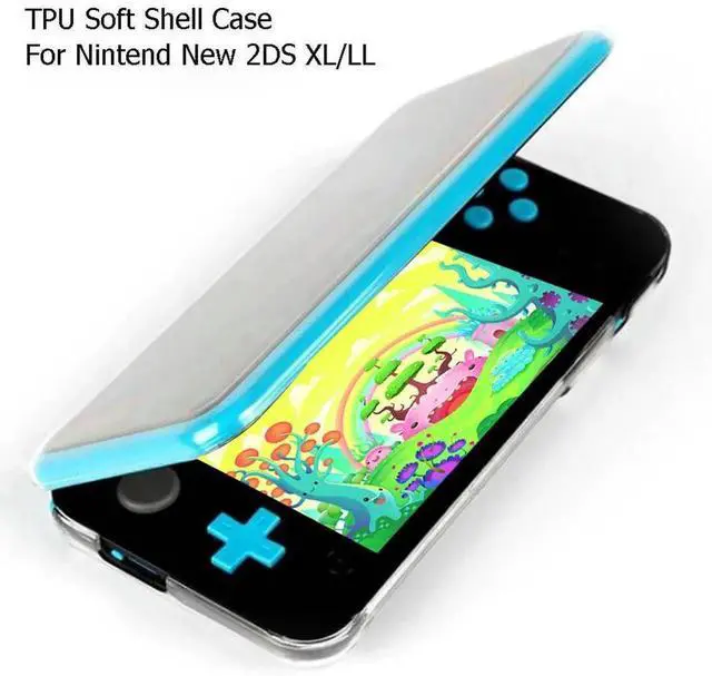 Alt view image 2 of 3 - Soft Shell Housing Dustproof Protective Cover Shock Absorption Game Controller Accessories for Nintend 2DSXL/LL