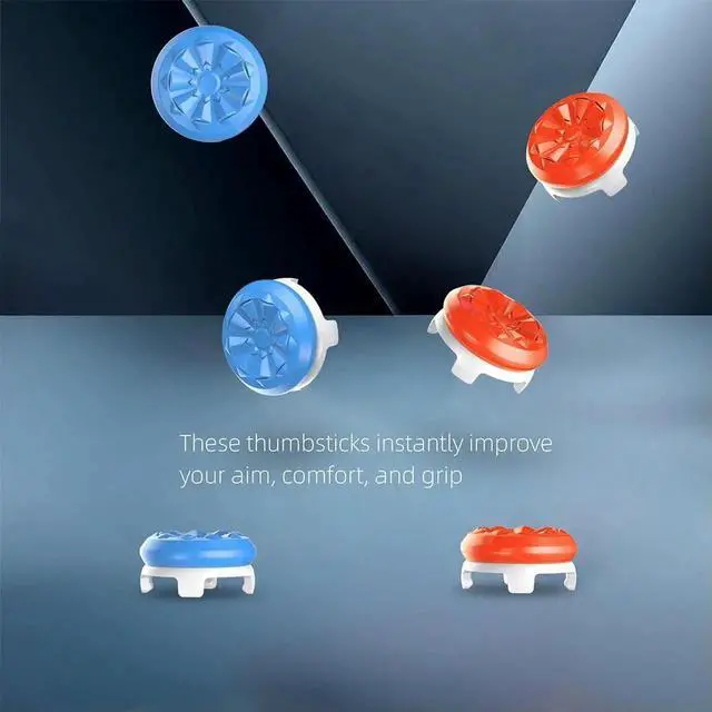 Alt view image 2 of 4 - 4PCS Thumb Grip Caps Anti-Slip Thumb Grips Protective Cover for Switch 2 Joy-Con Controller Game Accessories