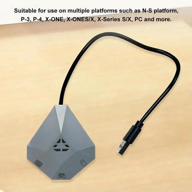 Alt view image 4 of 4 - USB Wired Keyboard and Mouse Adapter LED Indicator Converter Keyboard and Mouses Converter for NS/4/3