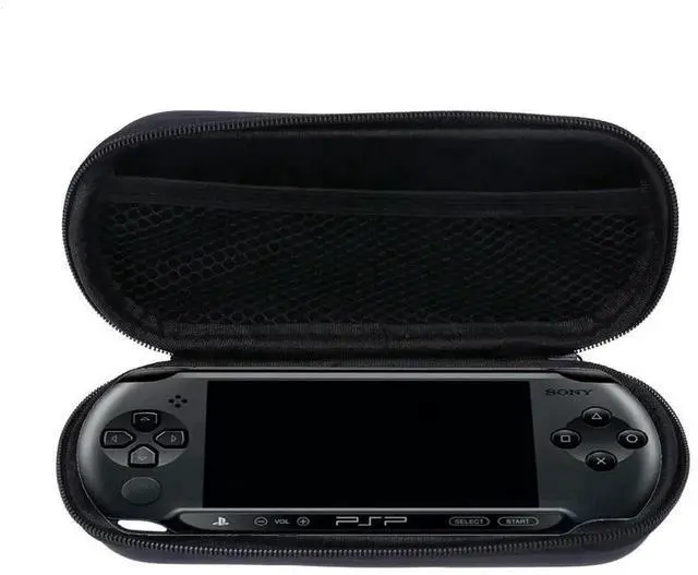 Alt view image 3 of 3 - Handheld Carrying Case Wear-Resistant Portable Travel Carry Case EVA Protective Case for PSP1000/2000/3000 Game Console