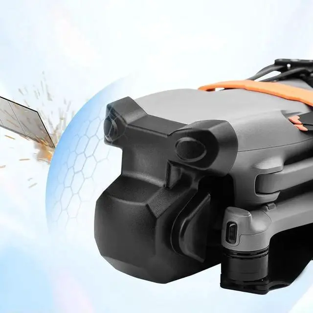 Alt view image 3 of 3 - Gimbal Protector Guard Dustproof Anti-Scratch Camera Lens Cap Cover Lens Protector Hood for AIR 3 Drone Accessories