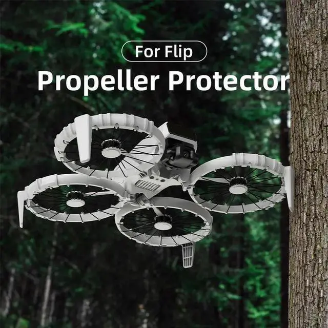 Alt view image 2 of 3 - For Flip Propeller Guard Cover Lightweight Anti-Collision Ring Drone Propeller Guard Case Bumper Protector Drone Accessories