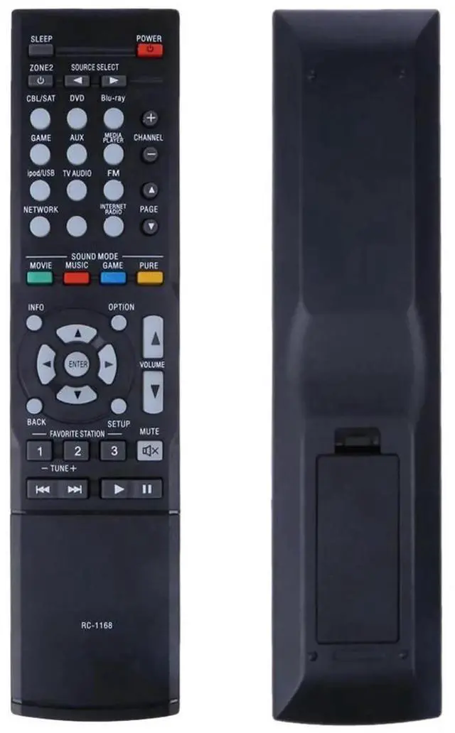 Alt view image 2 of 3 - RC-1168 Replacement Remote Control AV System Remote Control for DENON AVR1613 AVR1713 1912 1911 2312 3312 4312