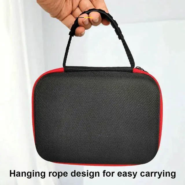 Alt view image 2 of 4 - Portable Hard Shell Bag With HandleEVA Carrying Case Bag Shockproof Mesh Pocket for ANBERNIC RG405V Console Accessories