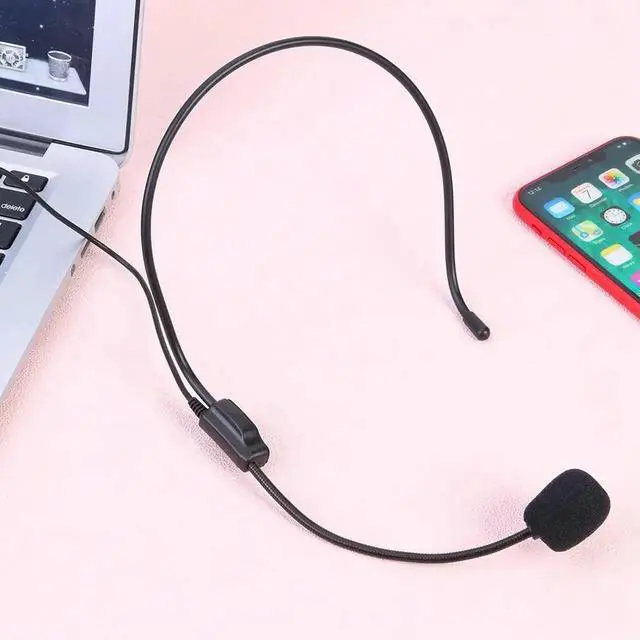 Alt view image 3 of 3 - Mini TA3F XLR 3Pin Headset Headworn Condenser Mic for AKG Wireless Transmitter