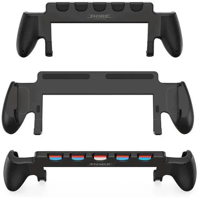 Alt view image 2 of 4 - For Nintendo for Switch 2 Grip with Stand Comfortable & Ergonomic Grip Holder 5 Game Slots Grip Holder Handle Controller Holder