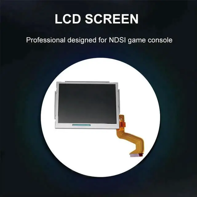 Alt view image 3 of 3 - Top LCD Display Screen Lightweight LCD Upper Screen Easy Installation Controller LCD Screen Replacement Parts for NDSI