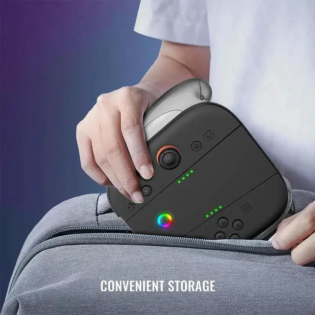 Alt view image 4 of 4 - Charging Grip for NS2 Controller Comfort Grip Multi-Purpose Portable Handle Charger Dock Wear Resist for NS2 Joy-Con Controller