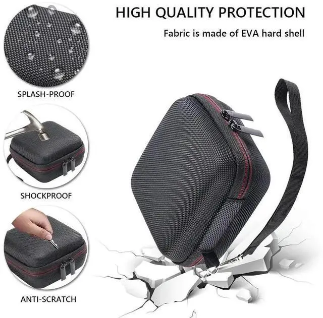 Alt view image 2 of 3 - EVA Hard Carrying Case Bag Shockproof Travel Protective Case with Hand Rope for ANBERNIC RG35XXSP Handheld Game Console