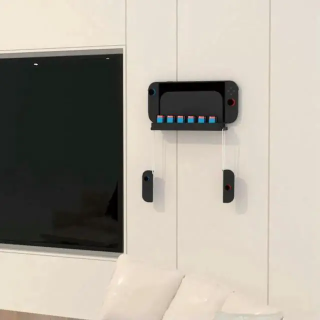 Alt view image 4 of 4 - Console Holder Stand with Game Card Slots and Joy-Con Hanger Organizer with Controller Holder for Switch 2