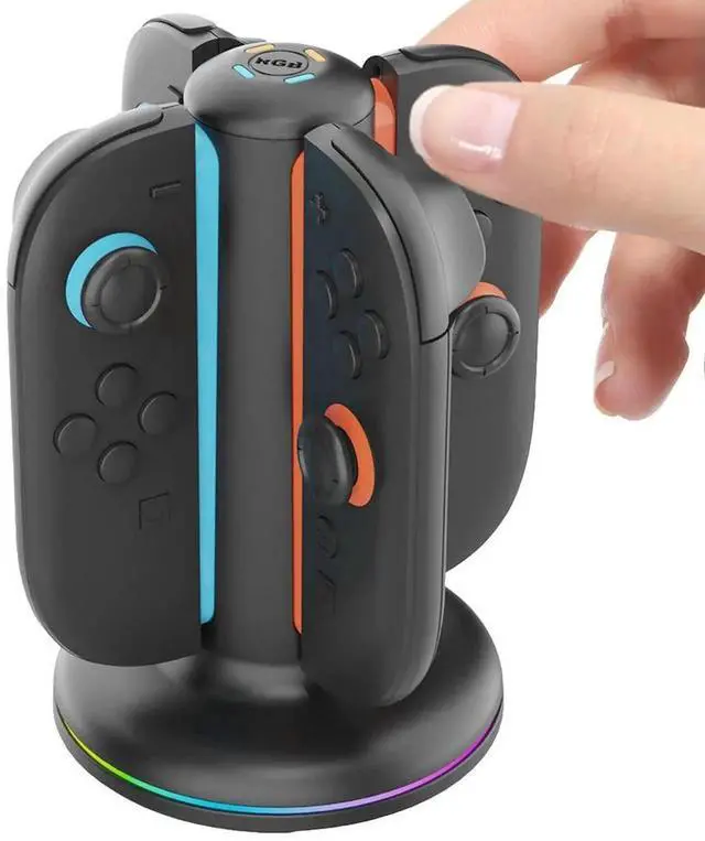 Alt view image 2 of 4 - Controller Charger Magnetic Controller Charger Stand Station Magnetic Charger Station for Nintendo Switch2 Joy-Con Accessories