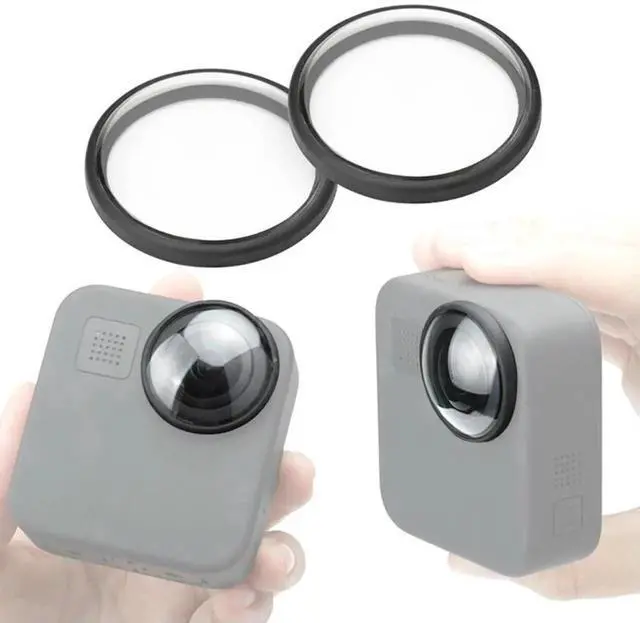 Alt view image 2 of 3 - 2pcs Dustproof Protective Lens Cover Cap Accessory for Go pro Max Action Camera