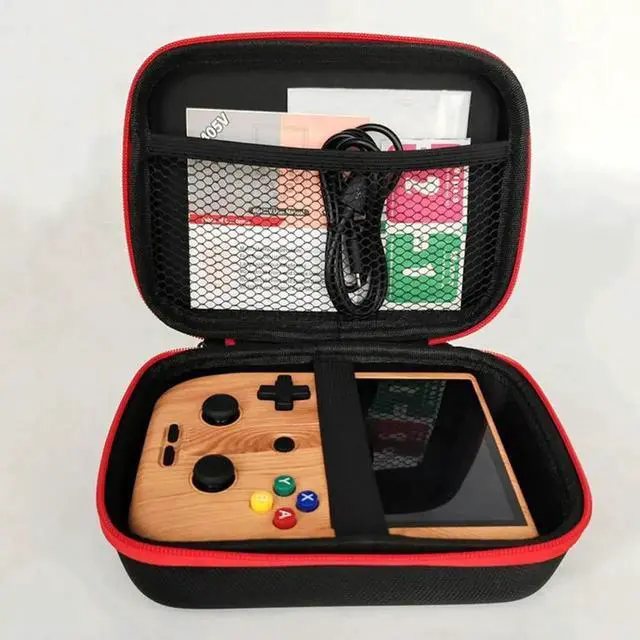 Alt view image 2 of 3 - Portable Travel Storage Bag Anti-Scratch Hard Shell Storage Bag Shockproof With Handle for ANBERNIC RG405V Console Accessories