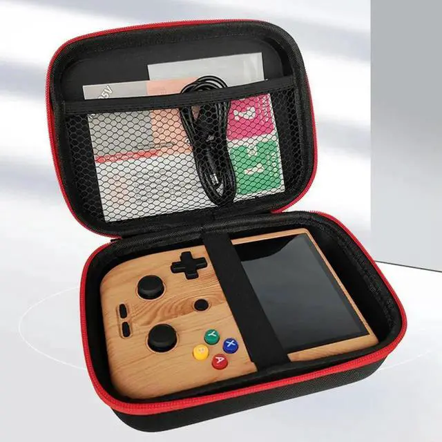 Alt view image 3 of 3 - Portable Travel Storage Bag Anti-Scratch Hard Shell Storage Bag Shockproof With Handle for ANBERNIC RG405V Console Accessories