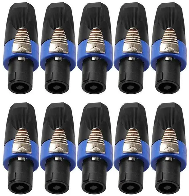 Main image of Audio Speaker Plug Connectors Outdoor Music Listening Supplies 2/10x 4 Pole Accessories for Neutrik Speakon NL4FC