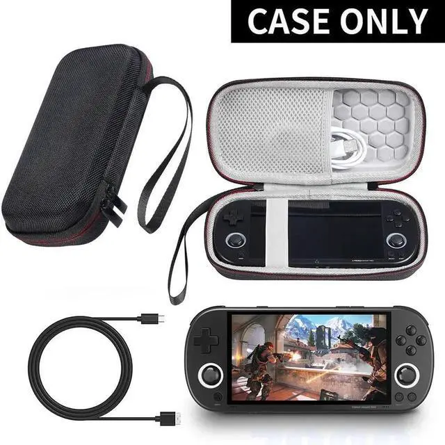 Alt view image 2 of 3 - EVA Hardshell Case Shockproof Travel Protective Case Anti-scratch Carrying Bag with Hand Strap&Mesh Pocket for Trimui Smart Pro