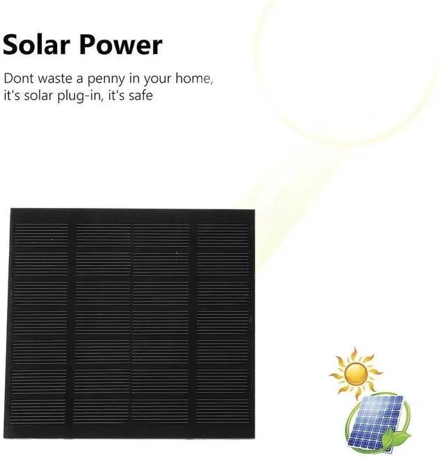 Main image of 1.5W Solar Fountain Pump with 6 Nozzles Solar Fountain with Panel Water Pump Energy Saving 200L/H for Outdoor Fish Tank Aquarium