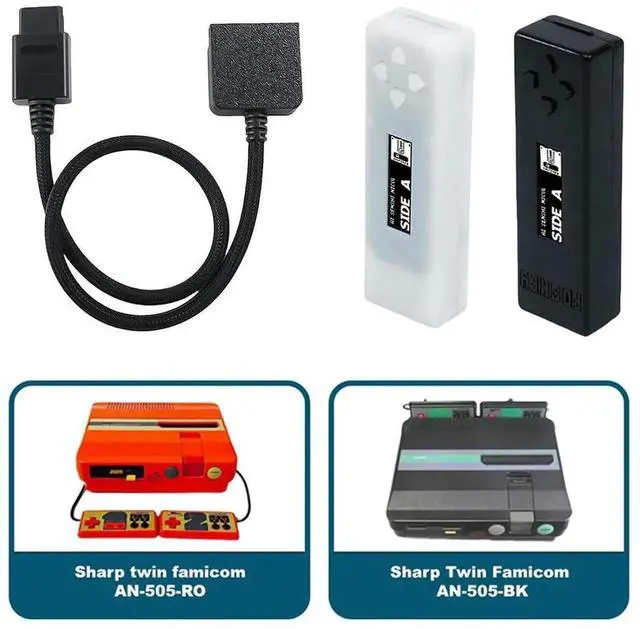 Alt view image 3 of 3 - Famicom Disk System Drive Emulator Cable Adapter FDSKey Drive Emulator Connector Hot-Swapping For Sharp Twin Famicom