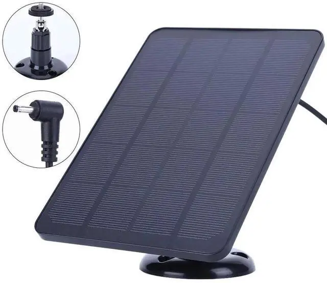Alt view image 2 of 4 - 4W 5V Solar Charger Waterproof Adjustable Wall Mount Bracket with 9.8FT Charging Cable for Ring Stick Up&Spotlight Cam