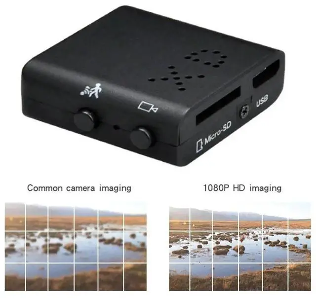 Alt view image 3 of 3 - Mini Camera 1920x1080P Home Security Camcorder Infrared Night Vision Motion Detection Support TF Card Up To 32G Micro Cam