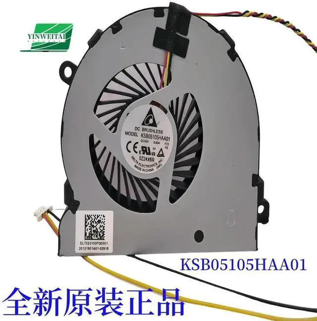 Alt view image 2 of 3 - KSB05105HAA01 FAN FOR Aspire S24-880 C22-860 C22-960 C22-963 C24-865 C24-960 C24-963 D17W3 23.BA8D1.001 CPU COOLING FAN