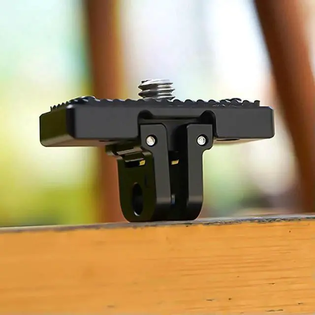 Alt view image 3 of 4 - Magnetic Quick Release Base with 1/4 Threaded Port Magnetic Adapter Mount Foldable Quick Release Bracket for X4 Camera