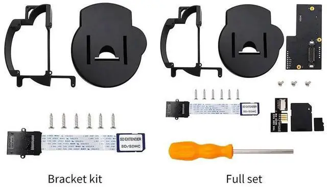 Alt view image 2 of 3 - 3D Printer Mount Kit for Gamecube GC Loader Professionbal 3D Printer Accessories Kits Tf Card Adapter Screwdriver