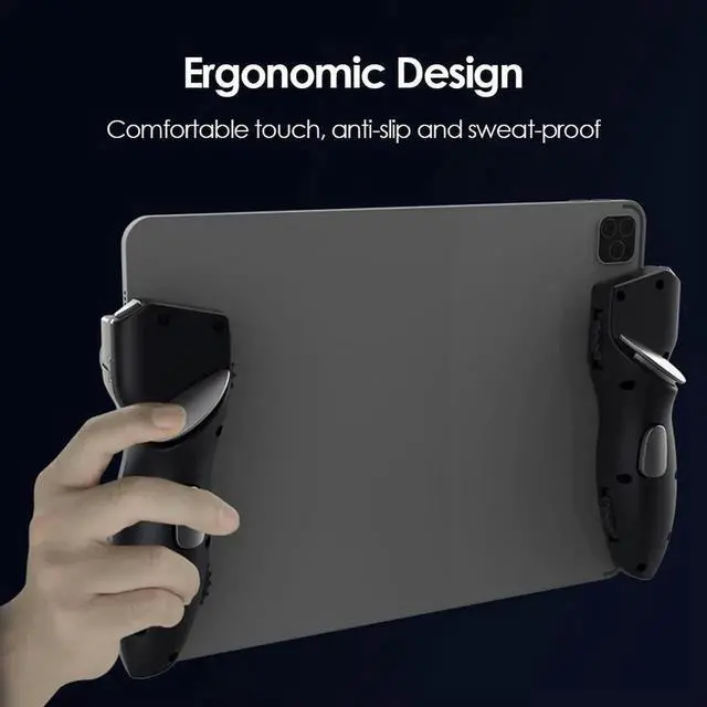 Alt view image 2 of 4 - Mobile Game Controller Six Finger Control Gamepad Wireless Gamepad Game Accessories Controller for Tablet phone