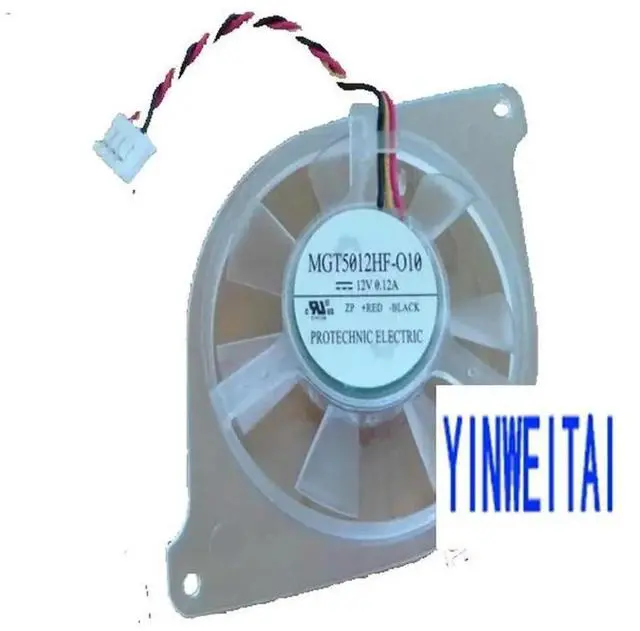 Main image of 2pcs Fan for MGT5012HF-O10 MGT5012HF-010 0.12A graphics card fan Hole is apart from the 80mm