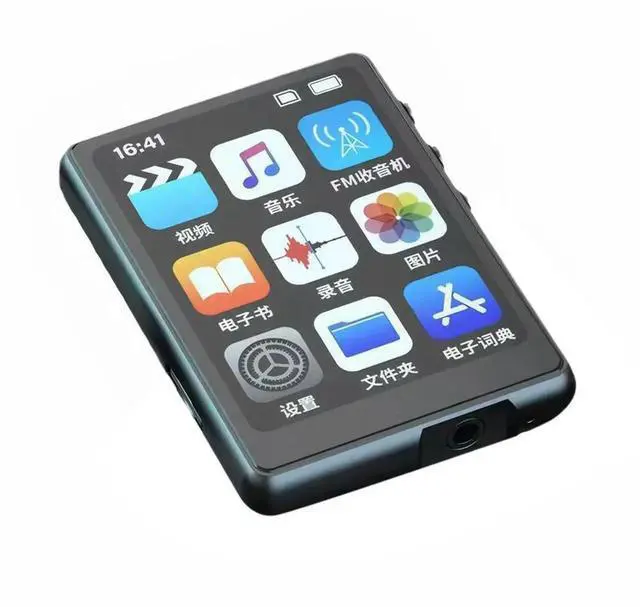 Main image of MP3 MP4 Player Voice Recorder Full Touch Screen Bluetooth-Compatible Audio Player with Speaker Support FM Radio Recording E-Book