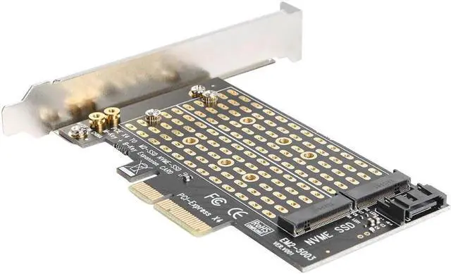 Main image of JAENFONG M.2 NVME Add On Card PCIE to M2/M.2 Adapter SATA NGFF PCIe NVMe M Key B Key M+B Key SSD to PCI-E 3.0 X4 Expansion Card