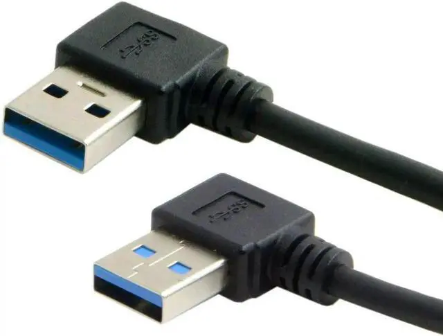 Alt view image 5 of 5 - JAENFONG USB 3.0 A to A Cable Type A Male to Male Cable Cord USB 3.0 Cable Type A to Type A USB 3.0 Type A Male to USB 3.0 A Type Extension Cable (2PC)