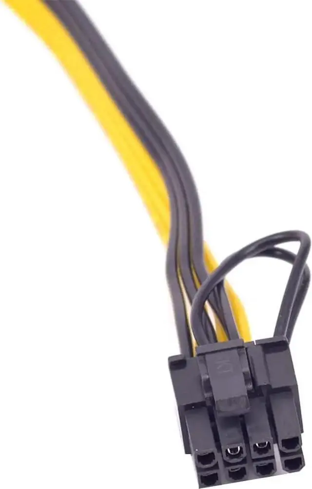 Alt view image 5 of 6 - JAENFONG 6PCS PCIe 6Pin to 6+2 Pin Power Supply Cable 8 Pin to 6 Pin PCI Express Graphics Card Power Cable GPU to GPU Male Port for Server 6Pin Converter Board BTC Miner (90cm,6PCS a Lot