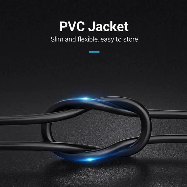 Alt view image 5 of 7 - JAENFONG HDMI to VGA, Gold-Plated HDMI to VGA 6 Feet Cable (Male to Male) Compatible for Computer, Desktop, Laptop, PC, Monitor, Projector, HDTV, Raspberry Pi, Roku, Xbox and More