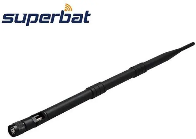 Main image of JAENFONG 9dbi 2.4GHz Omnidirectional WiFi Folding Antenna RP-TNC Male Connector for WRT54G WAP54G 802.11b 802.11g Rubber Aerial