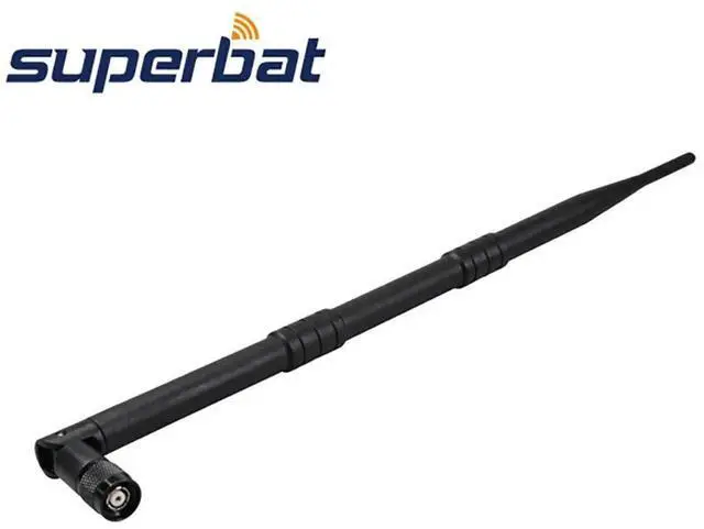 Alt view image 3 of 3 - JAENFONG 9dbi 2.4GHz Omnidirectional WiFi Folding Antenna RP-TNC Male Connector for WRT54G WAP54G 802.11b 802.11g Rubber Aerial